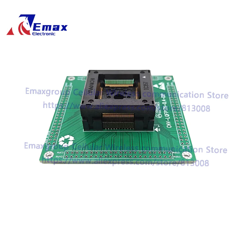 

LQFP176 QFP176 TQFP176 IC357-1764 интервал 0,4 мм 176 булавки burn-в гнездо золотое покрытие IC Тесты ing сиденье Тесты гнездо Тесты скамья