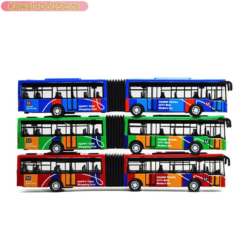 1 pezzo Inerzia Modello di Veicolo Giocattoli Educativi Per I Bambini 1/64 Pressofuso In Lega di Città Bus Tirare Indietro Auto Giocattolo Per Bambini Auto Ragazzi regalo