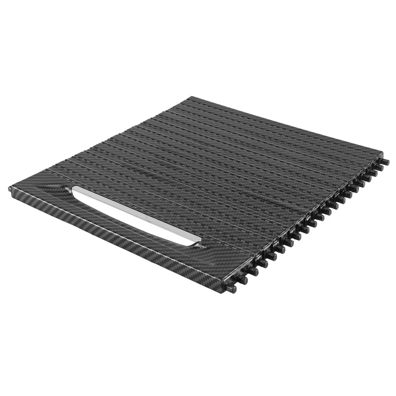 

A04F-Inner Centre Console Roller Blind Cover Cup Holder Sliding Roller Blind Accessories For BMW X5 X6 F15 F16 2013-2019