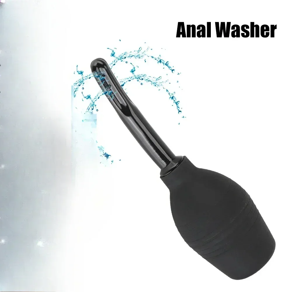 Anal Washer Nozzle Pump for Women Men Douche Enema Kit Games Medical Use Pleasure Cleanliness Combined Juguetes Para Adulltos