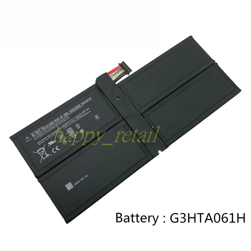 

5702 мАч новый аккумулятор для планшета G3HTA061H для Microsoft Surface Pro 7 1866 12,3 дюйма 2019