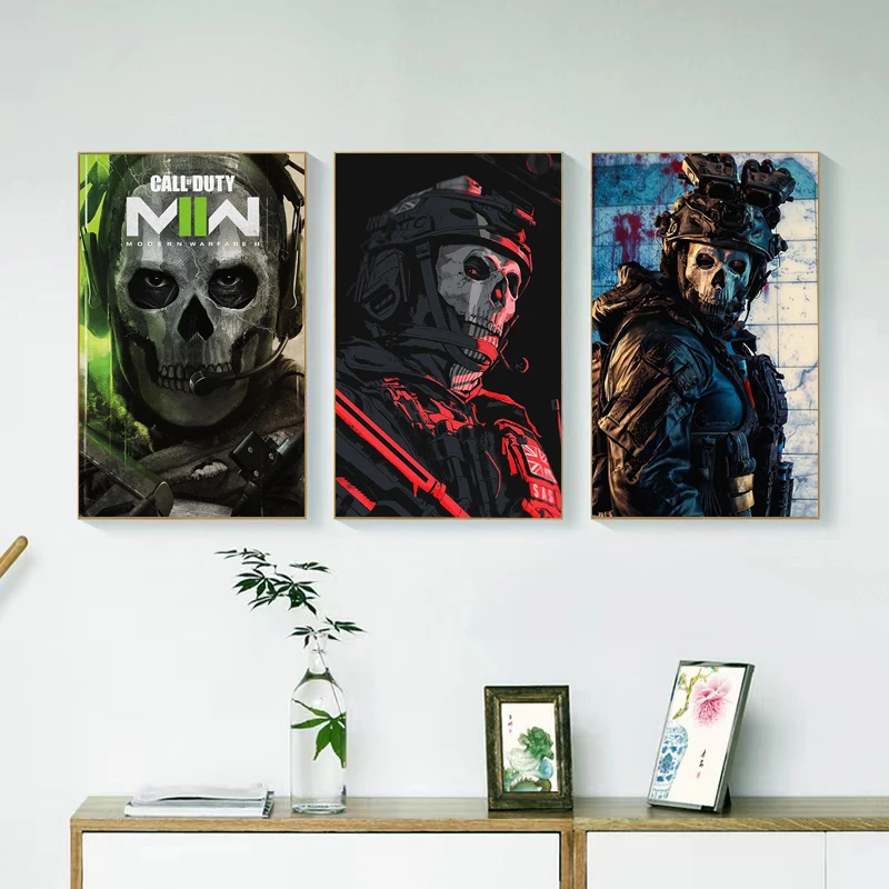 Call of Duty Game Poster Decorative Pictures for Living Room Decor Decorative Prints Wall Painting on Canvas Wall Art Posters