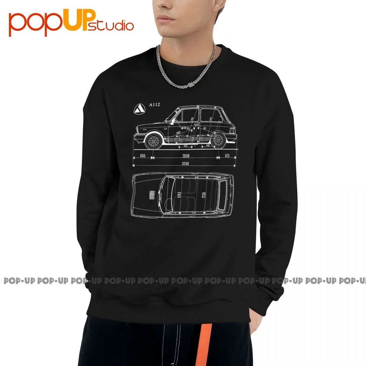 Auto D'Epoca Autobianchi A112 Abarth Mito-Anni Sweatshirt Pullover Shirts Gift Trendy All-Match Hot Selling