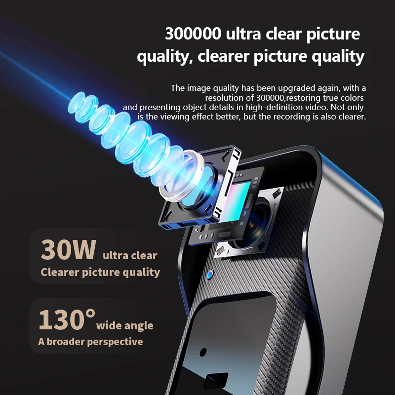 2.4G WiFi Video Intercom 4.3-inch Home Security Smart Doorbell Duplex Intercom Infrared Night Vision Smart Eye Peephole X6