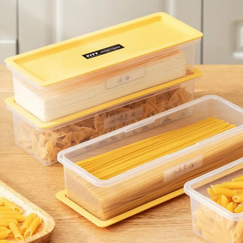 Kitchen Noodle Spaghetti Container Household Cereal Preservation Storage Box With Cover Spaghetti Box Kitchen Food Container