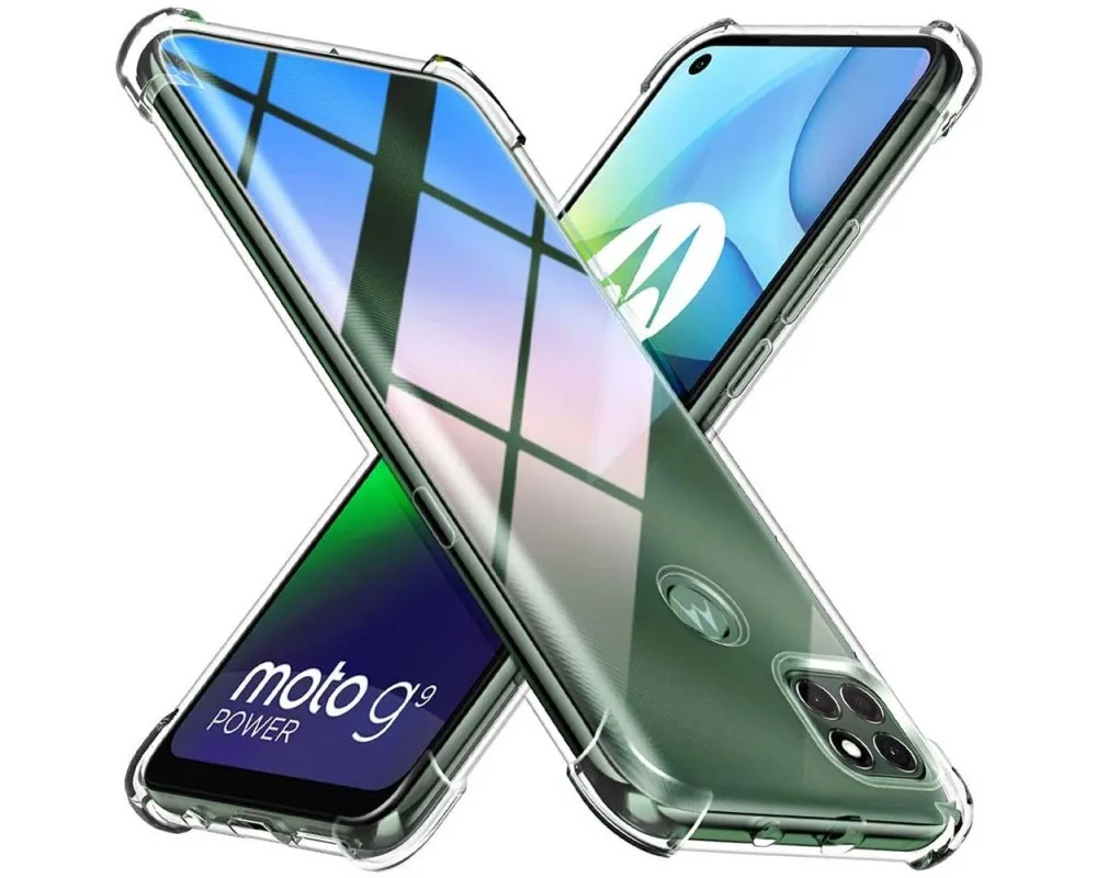 Clear Anti-Shock Tpu Gel case for Motorola Moto G9 Power