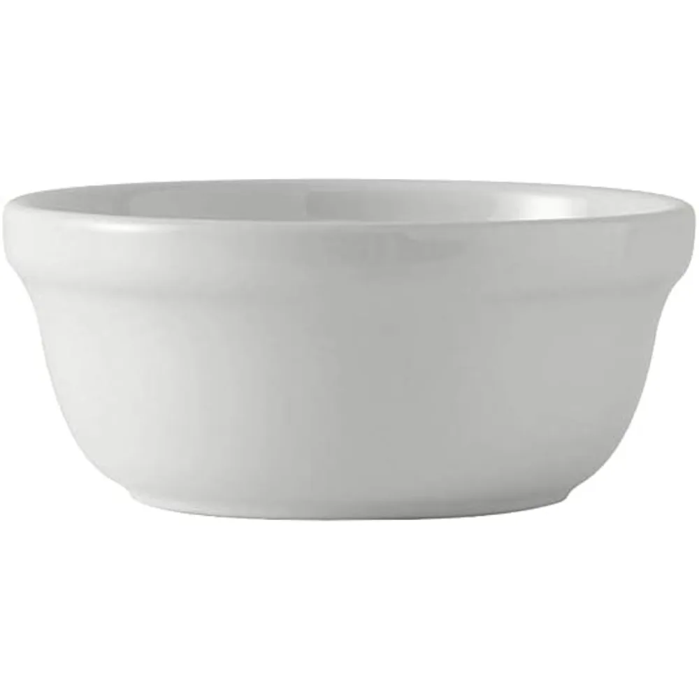 

Китайская кастрюля BWB-1403, 13 унций, диаметр 5-3/4 x 2-1/2 часа, круглая без крышки, можно использовать в микроволновой печи и посудомоечной машине, духовка Pr