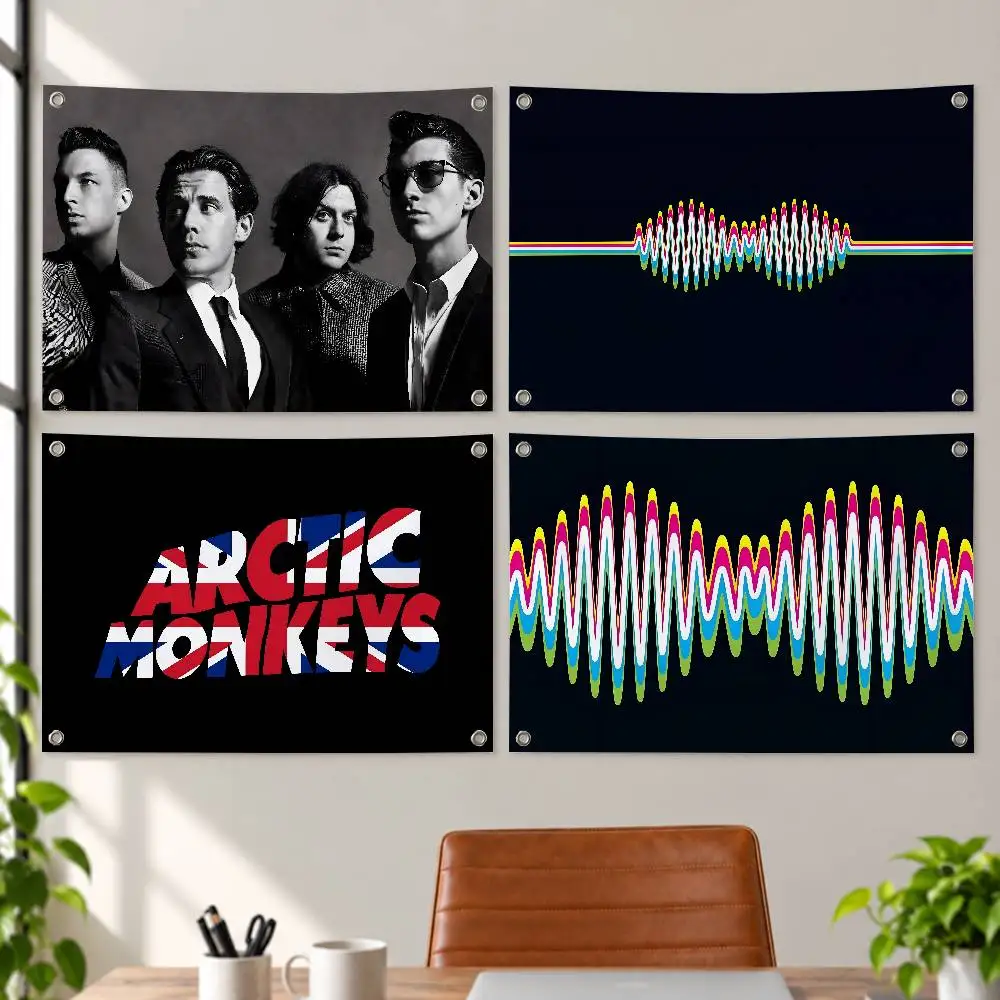 Singer A-Alex Turner Aesthetic Wall Tapestry Flag Printed Wall Hanging Living Room Party Outdoor Decor