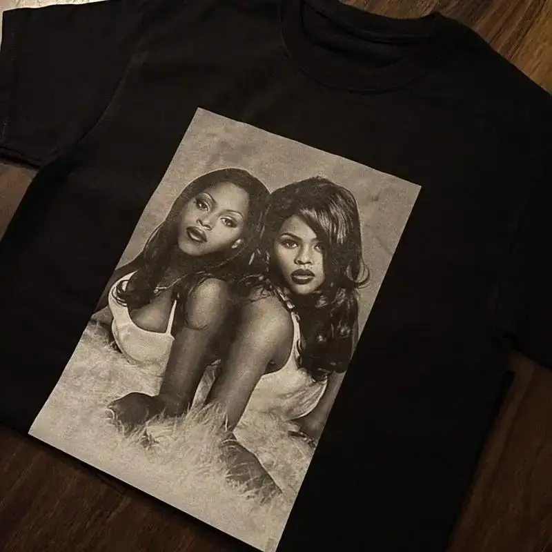 90S Rap Lil Kim And Foxy Brown T Shirt Men Size S M L 234Xl New69