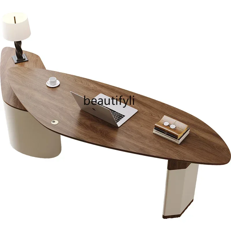 3.z.Medieval corner solid wood desk household computer desk study desk workbench53
