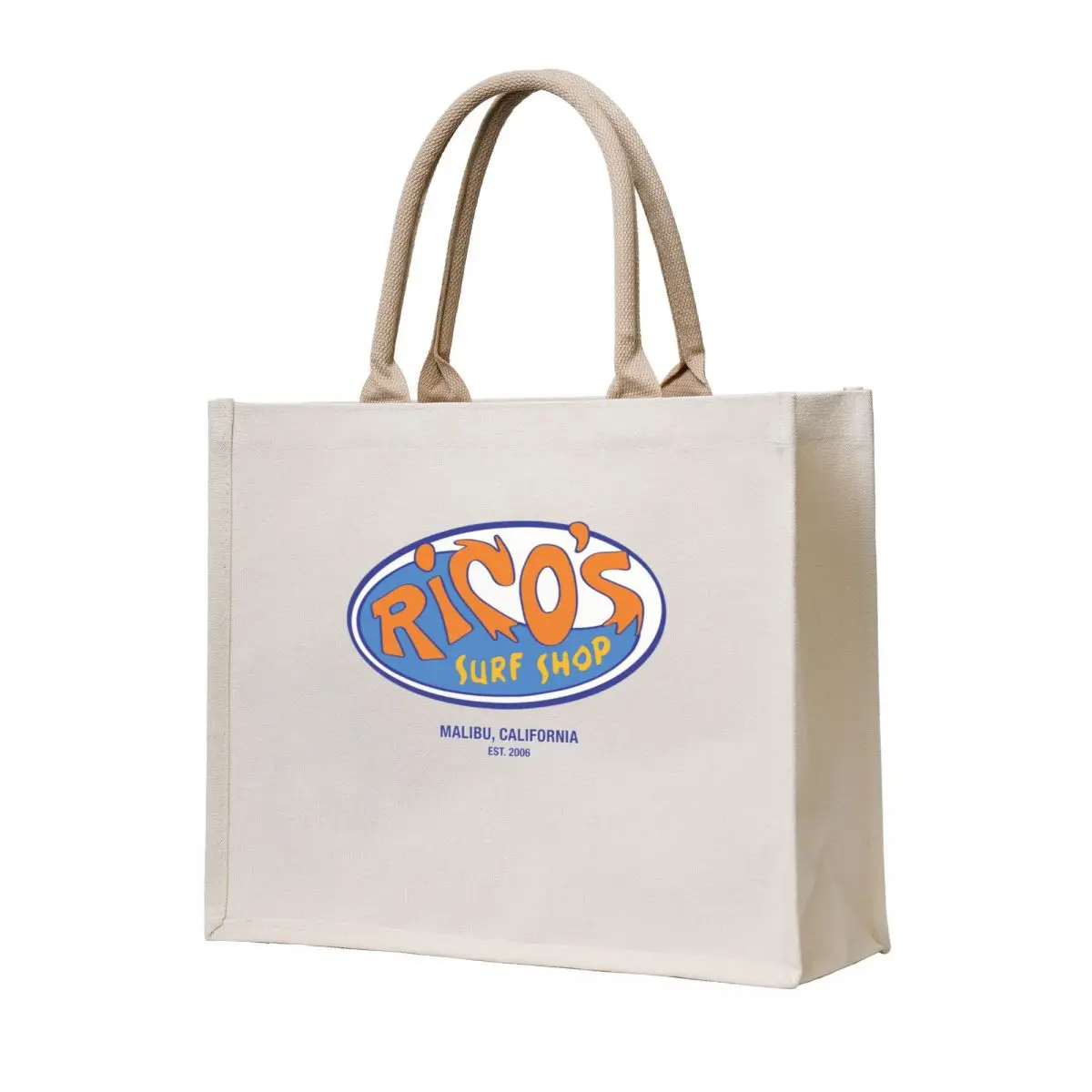Beachside Surf Shop Tote Bag tote bag screen Women's beach bags shopper bag women Women's bags