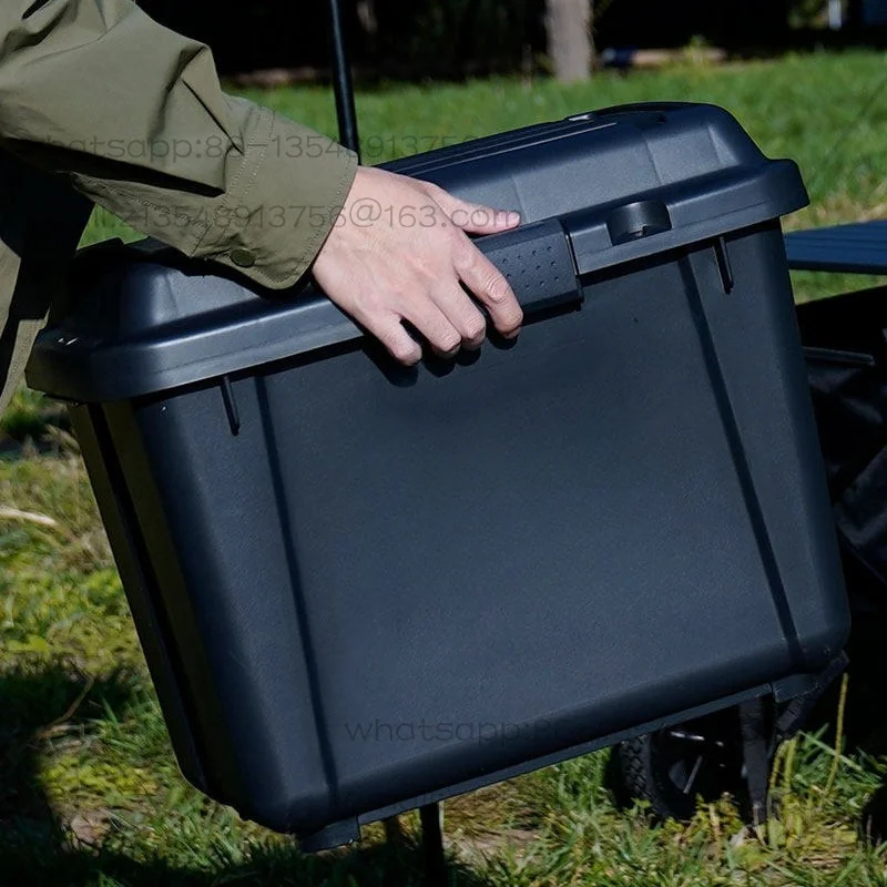 Hard fishing gear storage box Fishing tackle box Finishing  Outdoor camping storage box