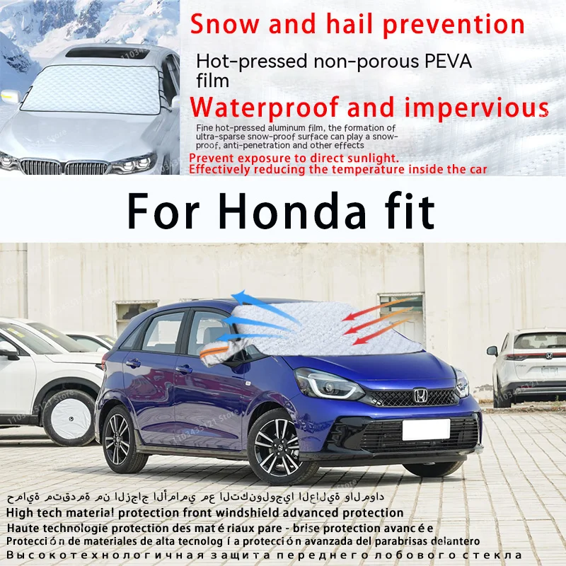 

For Honda fit the front windshield of a car is shielded from sunlight, snow, and hail auto tools car accessories