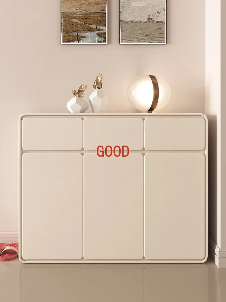 

Home Doorway Shoe Cabinet Small Apartment Home Integrated Layered Partition Storage Space-Saving Ultra-Thin Shoe Cabinet