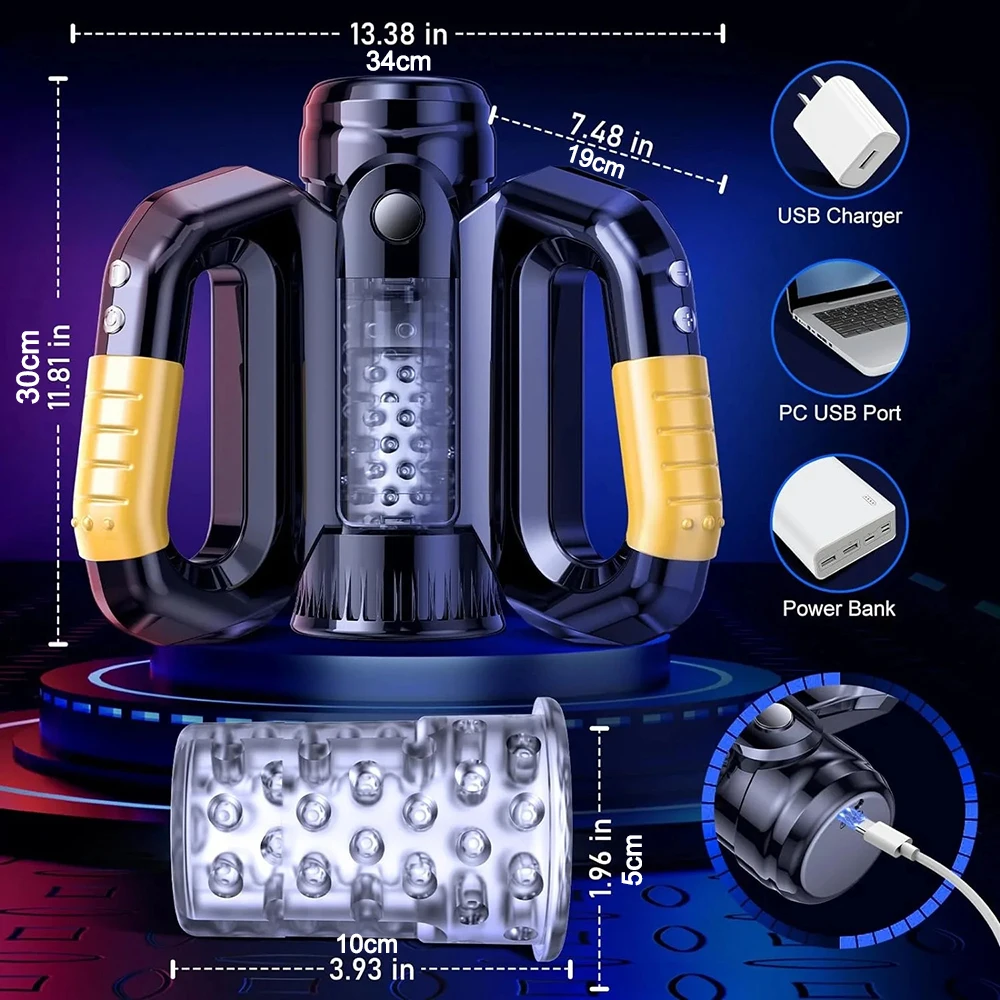 Galaku-masturbador masculino con rotación telescópica automática, copa de masturbación con voz para coqueteo, juegos orales anales reales, Juguetes sexuales para hombres