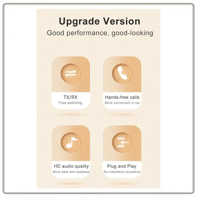 موثوقة-2 في 1 سماعة لاسلكية تعمل بالبلوتوث متوافقة 5.0 استقبال الارسال محول 3.5 مللي متر جاك لسيارة الموسيقى الصوت سماعة استقبال