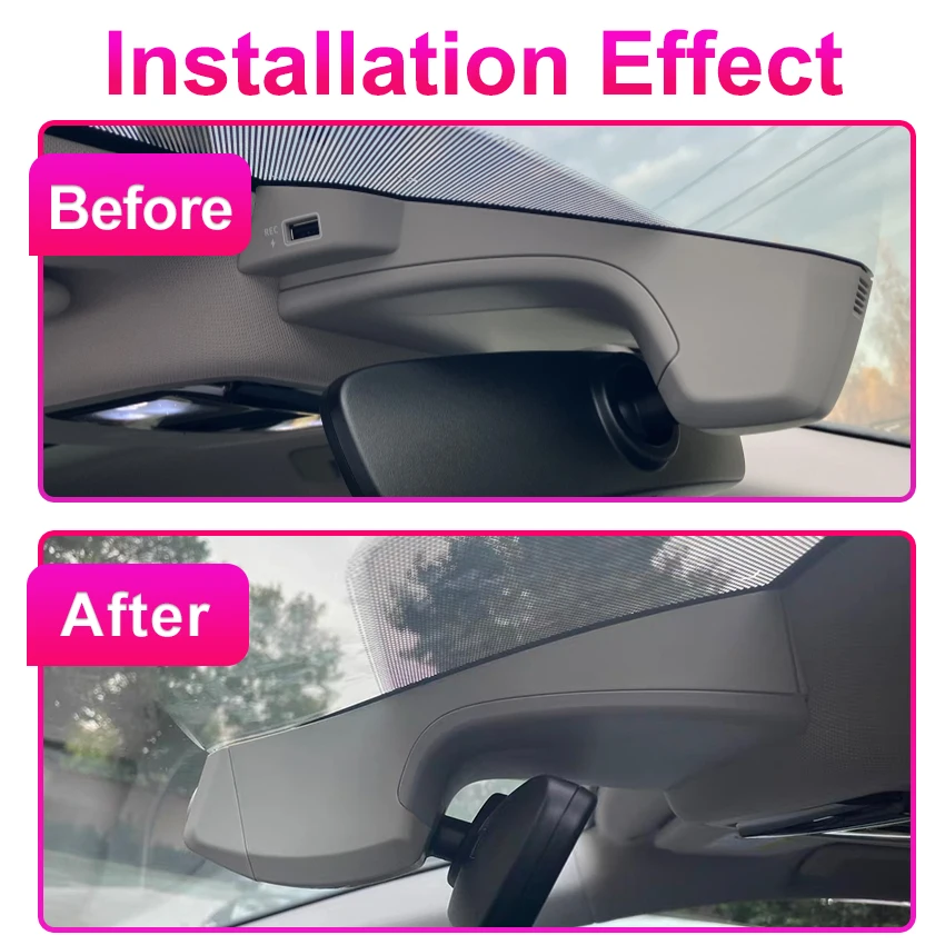 4K Dash Cam For Volkswagen ID.6 Crozz 2021-2026 Car DVR OEM Style, Built-in WiFi, Night Vision, Easy Install Dashcam for VW ID 6