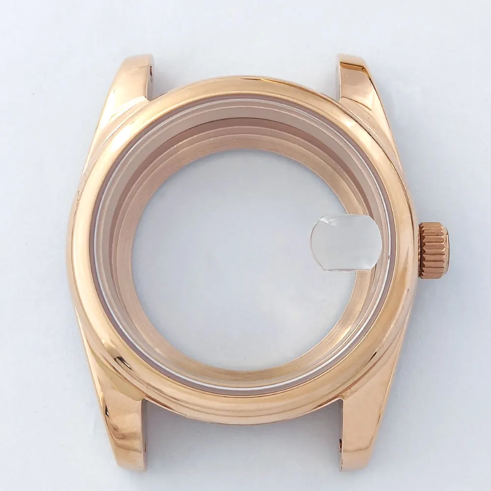 Custodia per orologio NH35 36MM/39MM Cassa in vetro zaffiro, adatta per accessori per orologi con movimento NH34 NH35 NH36
