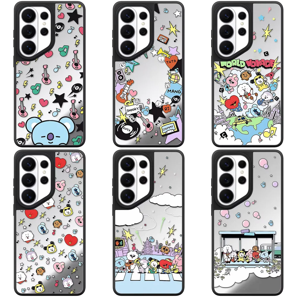 6071761 Mirror Magnetic Case: Compatible with Samsung Galaxy S23 U S24U S25 S26 Ultra S25+ S26 Plus Shell