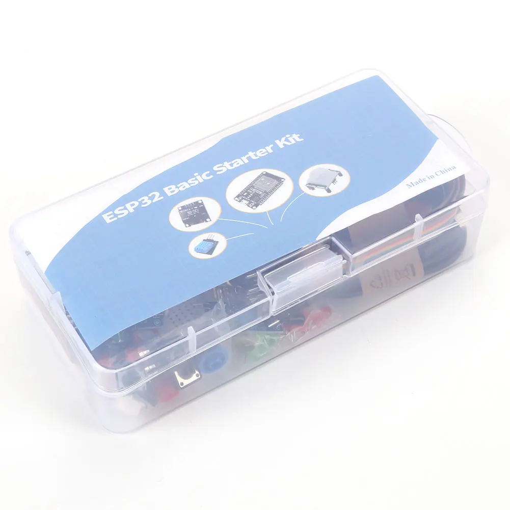 

Basic Starter Kit for ESP32 ESP-32S WIFI I OT Development Board with Storage Box 0.96 Inch Oled Photoresistor Module for Arduino