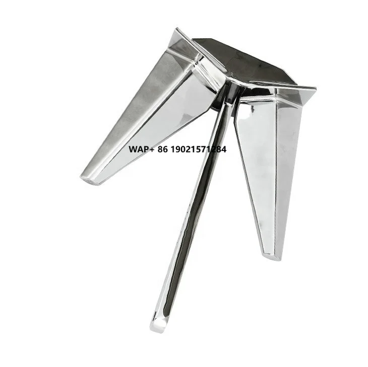 [RAF] 316 Stainless Steel Pool Style Anchor for Dinghy Kayak Yacht Steamship Ship Boat Accessories Marine Hardware Sailing