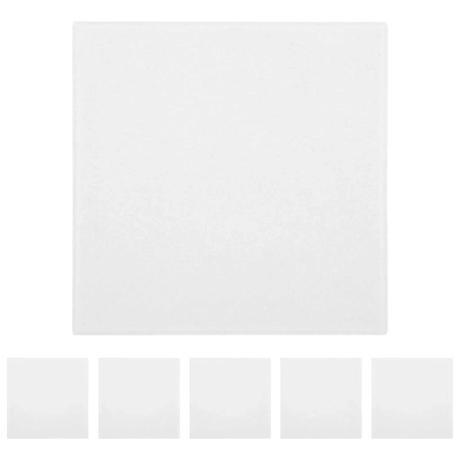 

6pcs 30X30Cm Grey Felt Bulletin Board For Wall Sound Absorbing Tiles Noise Reducing Display Panel For Office Home Classroom