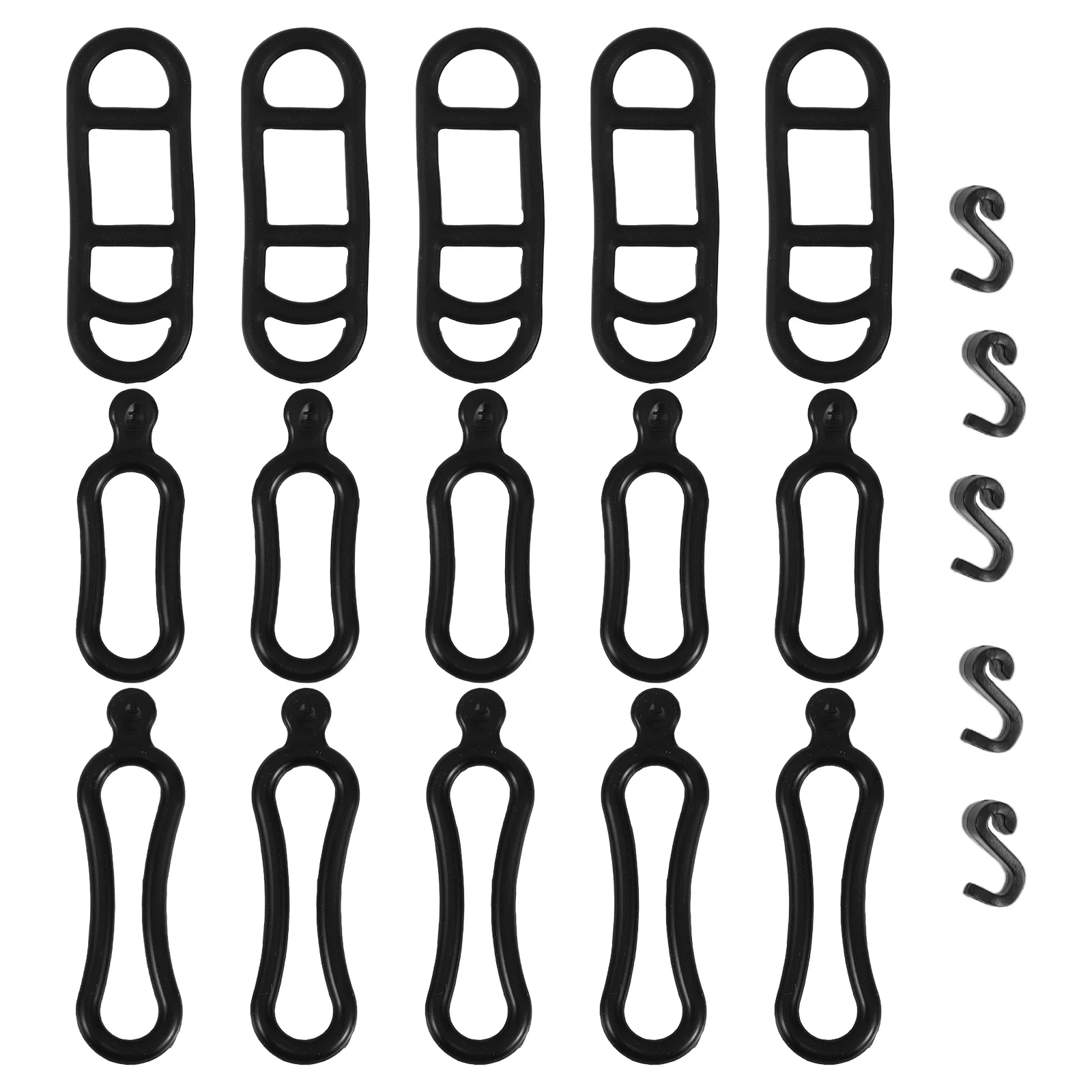 

20 Pcs Accessories Bicycle Light Strap Bike Lights Silica Gel Flashlight Holder