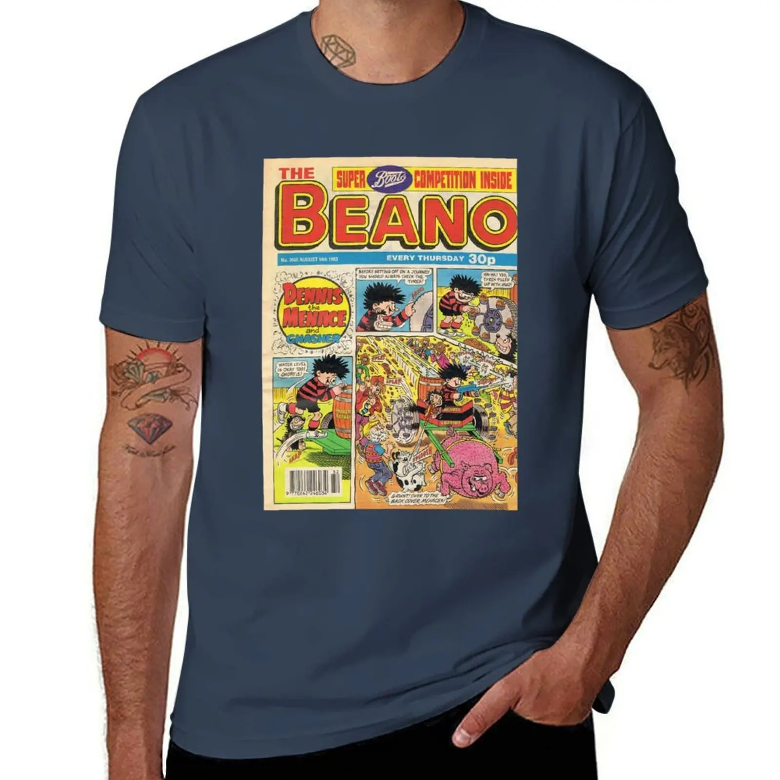 

cover 1993 Birthday Vintage/Retro Beano T-Shirt Casual Holiday Short Sleeve Tee