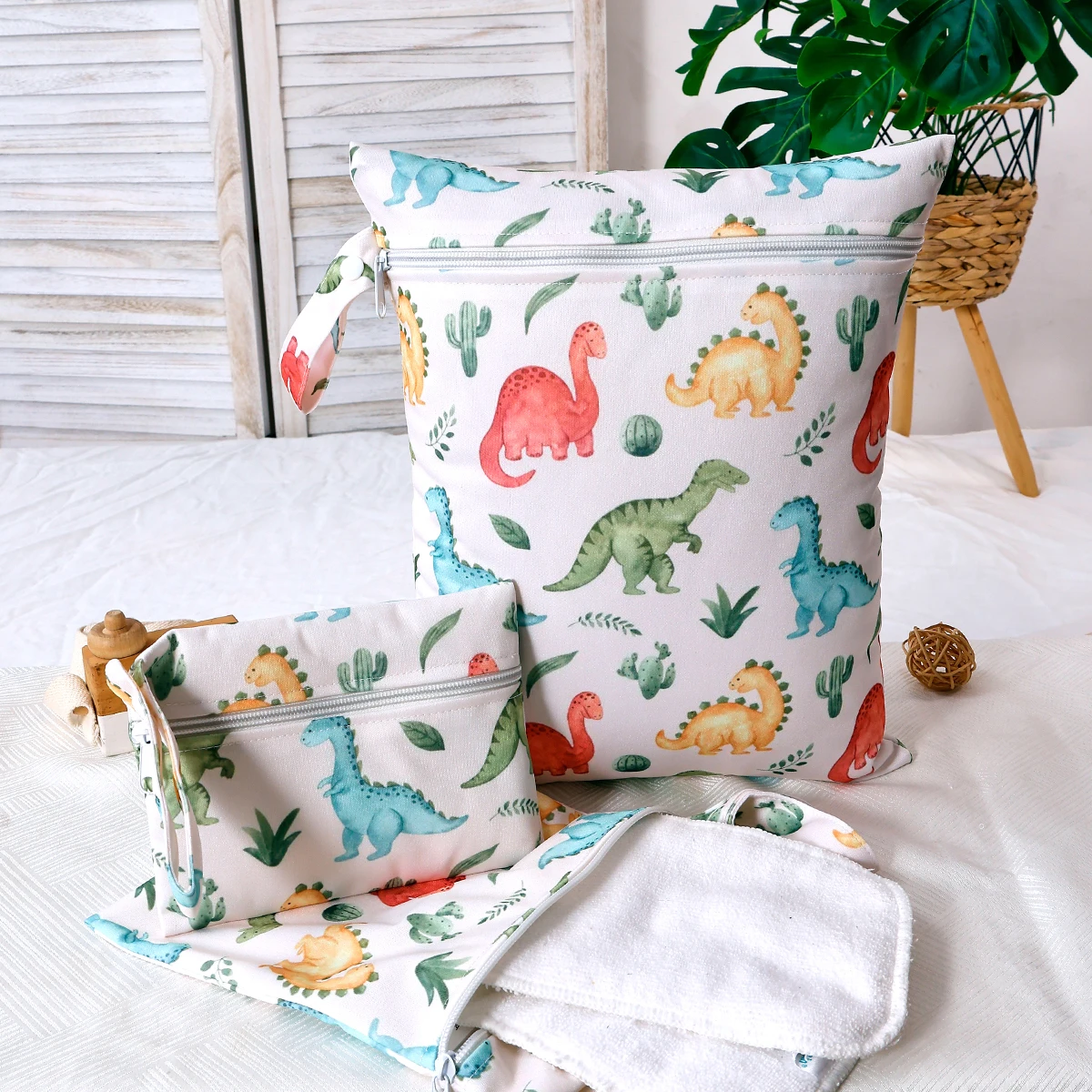 Kangobaby #My Soft Life# New 3pcs Set Washable Reusable Baby Blanket Storage Bag Easy Carry Multifunctional Travel Bag