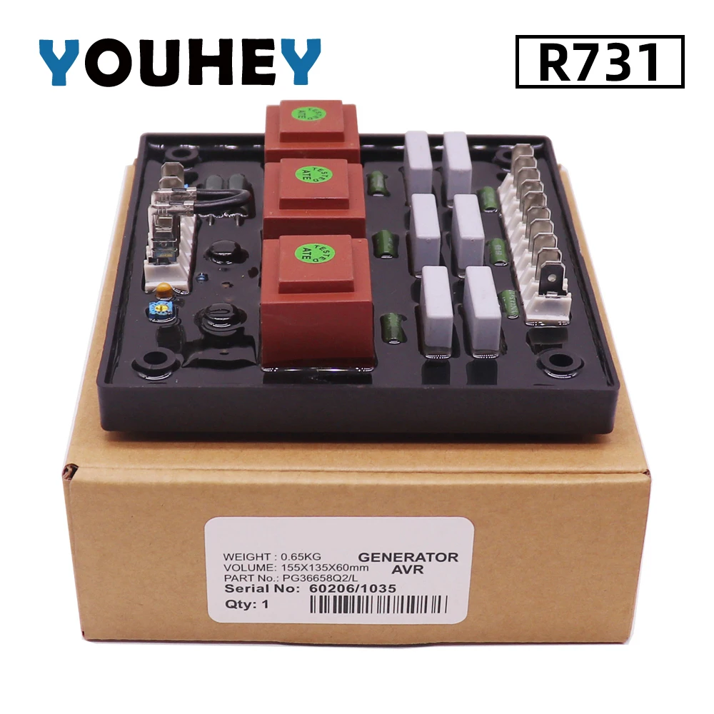 

R731 Generator Spare Parts AVR Automatic Voltage Regulator Stabilizer for Leroy Somer Genset