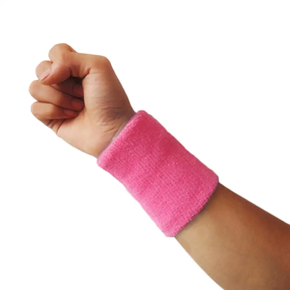 1pcs Fitness Sports Wrist Sweatband Tennis Squash Badminton GYM Basketball Wristband Gift Body Building