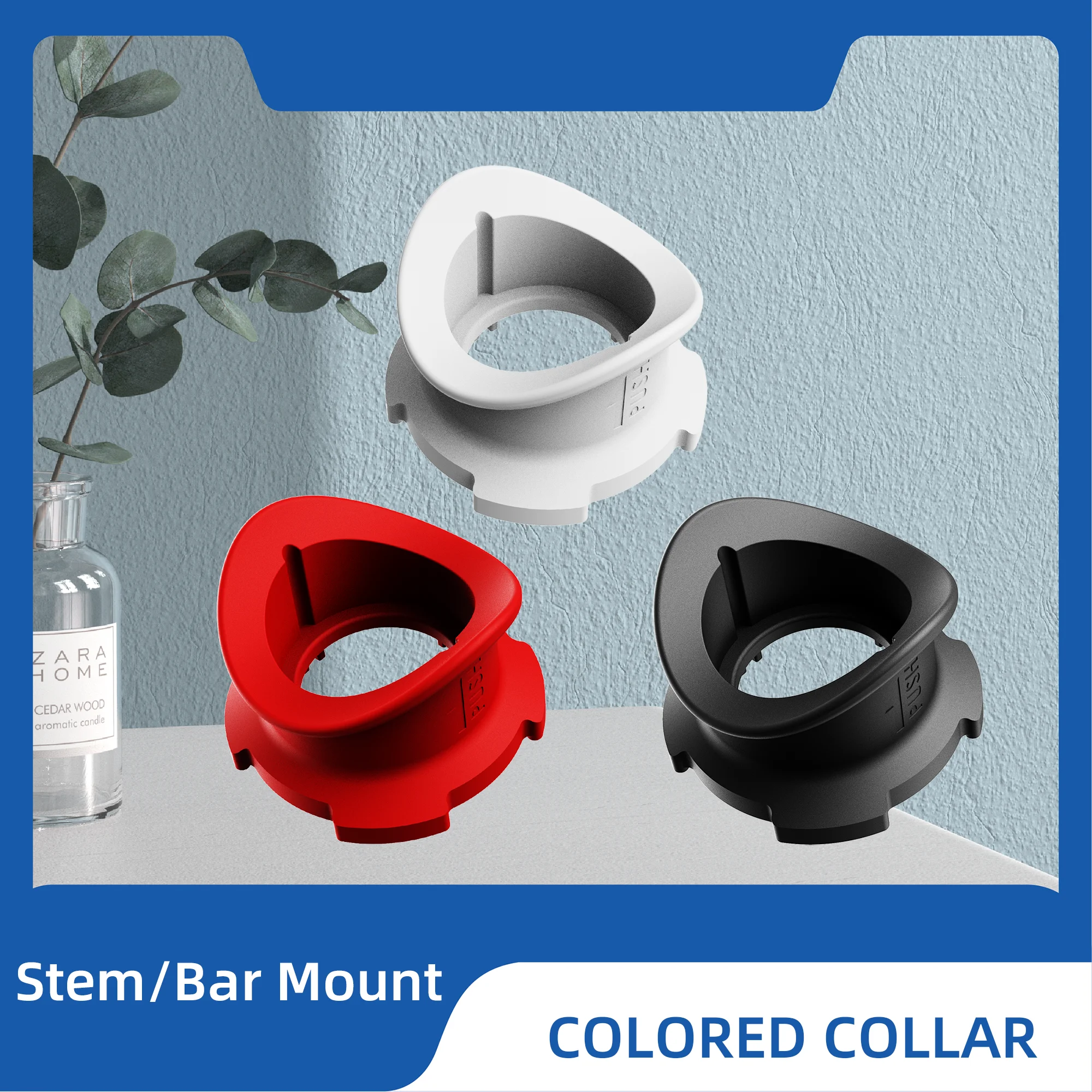 Colored Collar For Bike Stem Bar Mount Cycling Accessories Bike Mount Collars