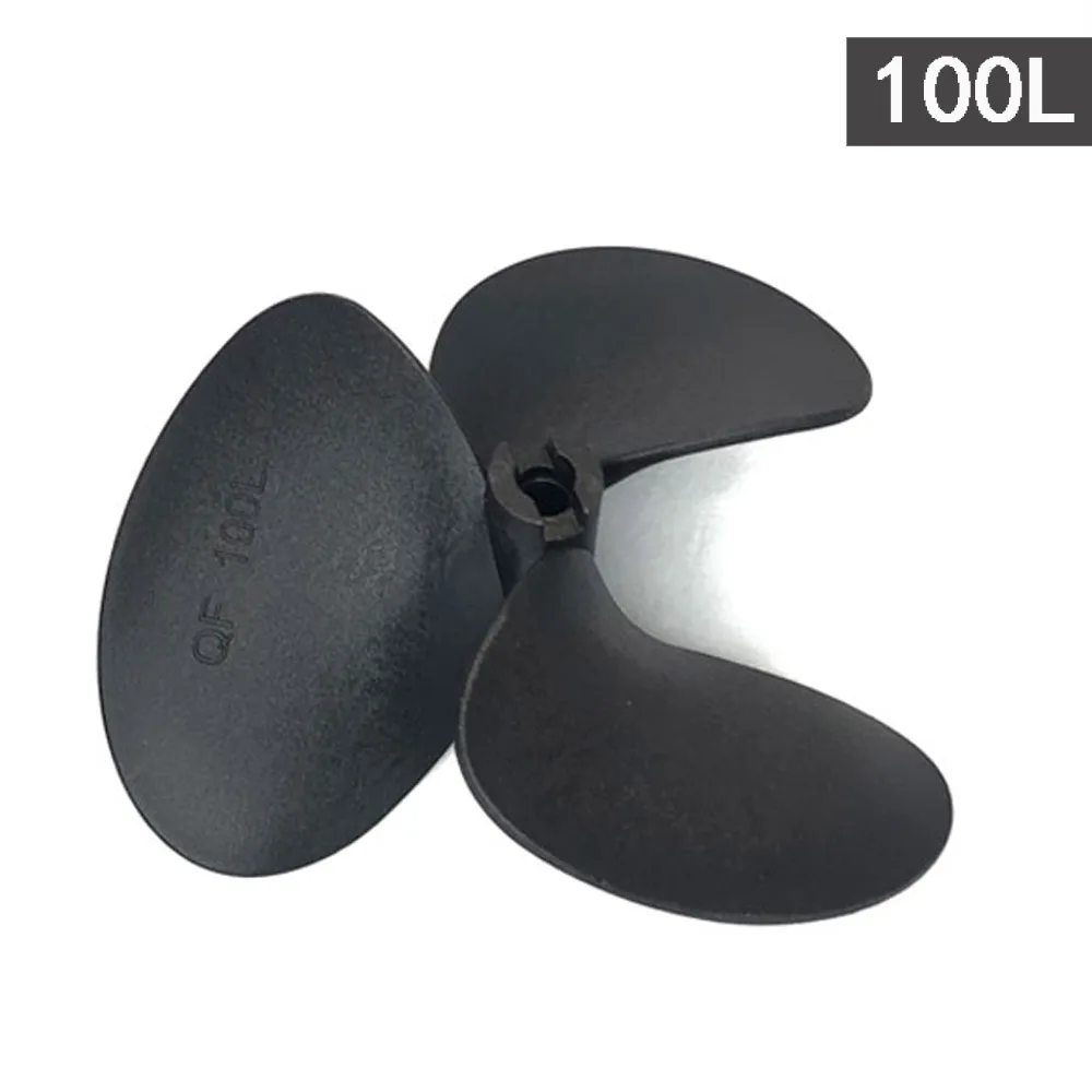 Hélice de paleta para barco a control remoto, 70/80/90/100mm, 3 aspas, CW/CCW, hélice de paleta de nailon de 5,0mm para barco a control remoto, barco simulado, Dron submarino