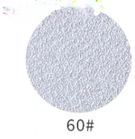 Papel de lija de felpa Taurus de 5 pulgadas, 3, 4, 6, 7, 9 pulgadas, papel de lija blanco pulido circular, disco de pulido de papel de lija autoadhesivo
