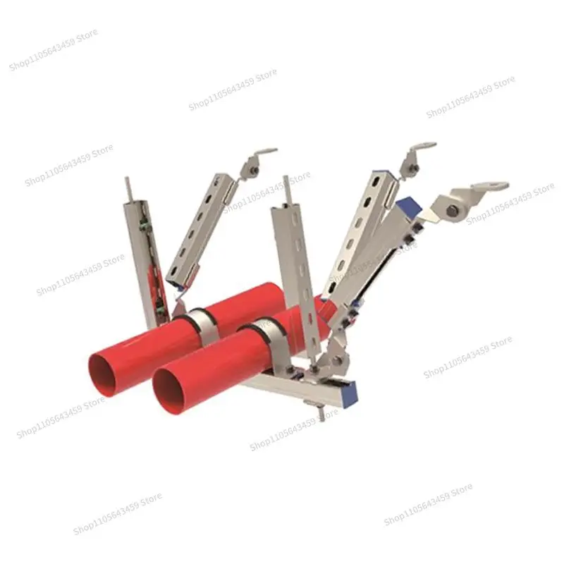 For Seismic support bracket, fire pipe, lateral and longitudinal bidirectional seismic support hanger, seismic support bracket