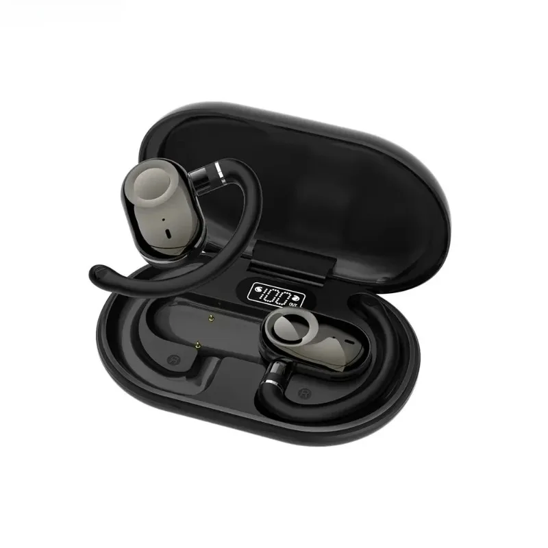 Wireless Translator Smart AI Translation JM18 Air Conduction Headphone 5.4 Open Ear Headset HD Call Ear Hook OWS Sport Earphones