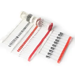 100/200PCS Rectifier Diode Resistor Kit 1N4001 1N4004 1N4007 1N4148 1N5408 1N5819 1N5822 1N5404 FR107 FR207 Schottky Diode Kit