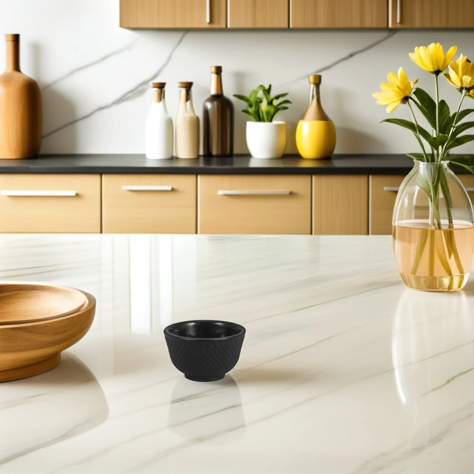 

2Pcs Retro Cast Iron Tea Cups 35Ml Ornamental Small Tea Bowls Traditional Chinese Kung Fu Cup for Daily Drinking Or Outdoor