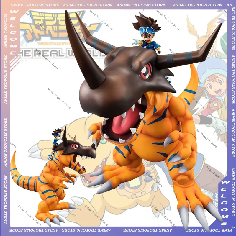 New Digimon Adventure Figure Custom Toys Agumon Evolve Greymon Archaeosaurus Evolution Tyrannosaurus Anime Figures Rex Gift