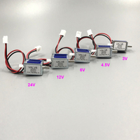DC 3V/ 4.5V/ 6V/ 12V/ 24V Micro Electric Solenoid Valve N/C Normally Closed Air Release Valve 2-way for Gas Air Valve