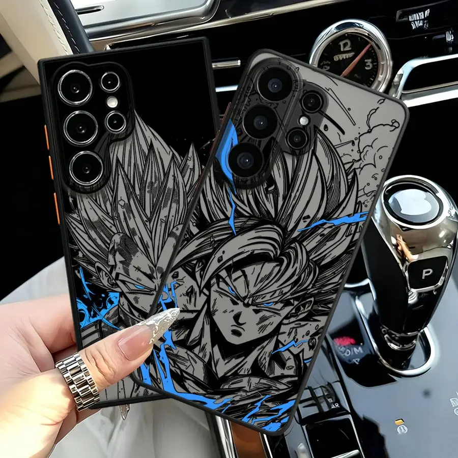 Dragons Ball Goku Vegeta Funda Back Phone Cover Case for Samsung Galaxy S26 S20 FE S24 Plus S23 FE Note 20 Ultra 10+ S22 S21 S25