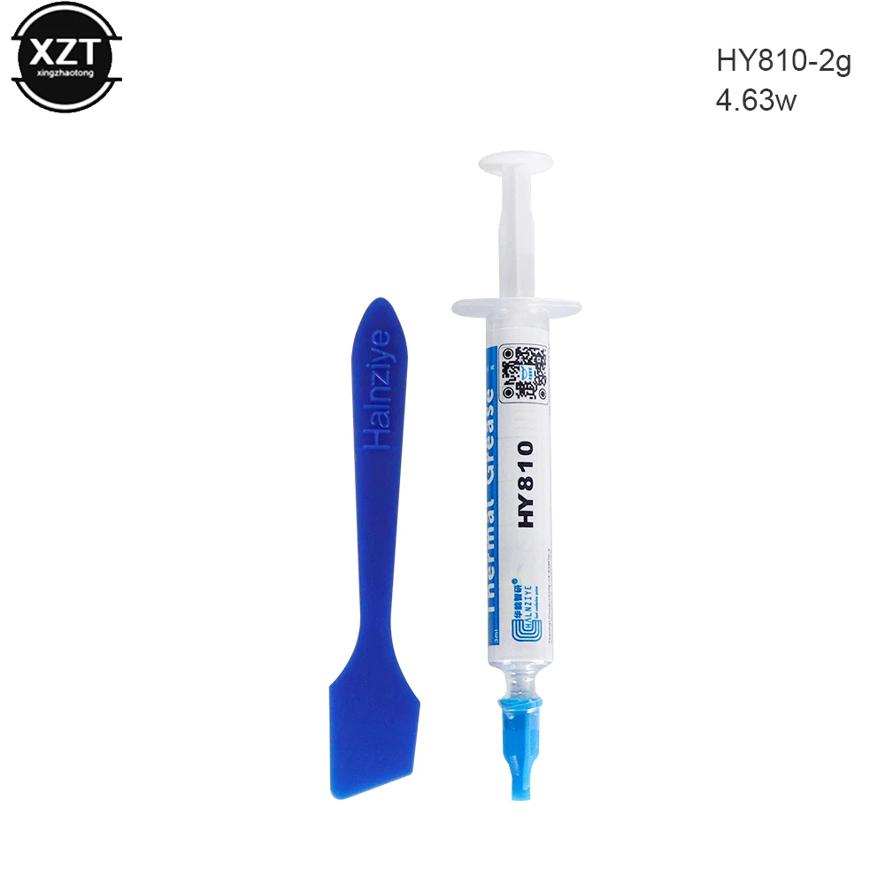 HY810-2g HY883-3g/5g Silicone Thermal Paste Heat Transfer Grease Heat Sink CPU GPU Chipset Notebook Computer Cooling Syringe