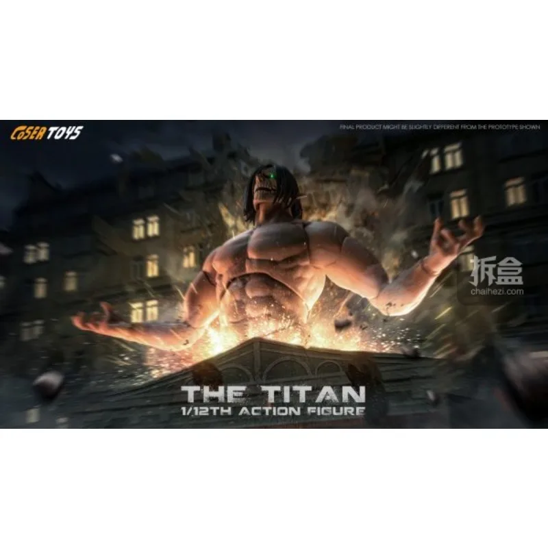 COSER TOYS Original 1/12 fertige bewegliche Puppe Attacking Giants Anime The Giant of Kai Actionfigur Modell Spielzeug Geschenke für Jungen