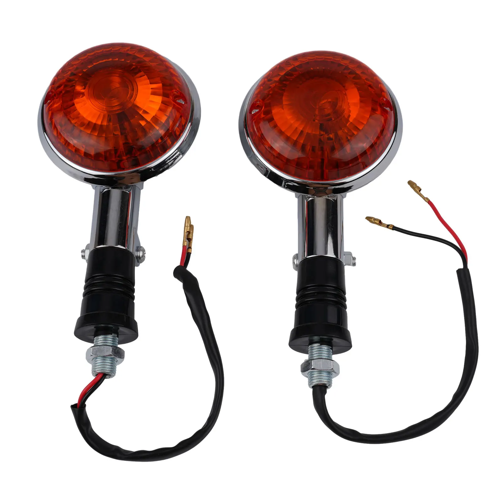 Parts Turn Signal Lights For Virago For Vmax 1200 Lens Pair Replacement Accessories Amber Blinker High Quality