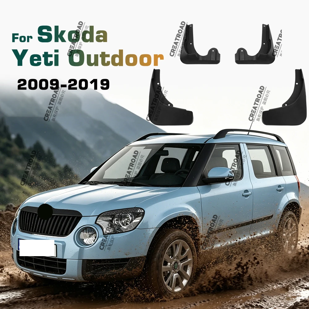 Für Skoda Yeti 5L 2009–2019 2010 2011 2012 2013 2014 2015 2016 2017 2018 Kotflügel Kotflügel Schmutzfänger Schutz Spritzschutz Kotflügel