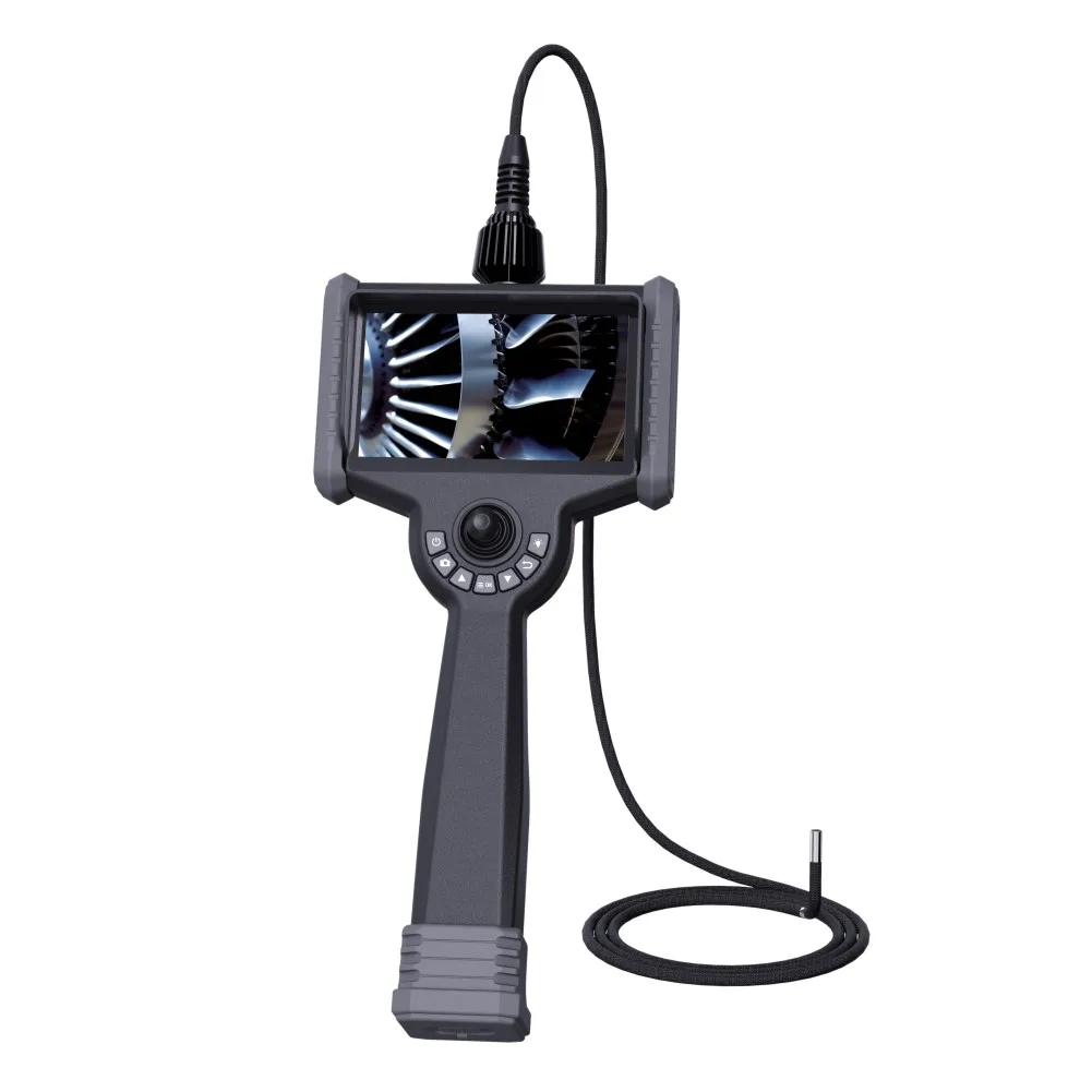 

Промышленный бороскоп USA с 6-дюймовым сенсорным экраном, 1080P, IP67, LED, 360-градусным поворотом, промышленный видеоэндоскоп для инспекции