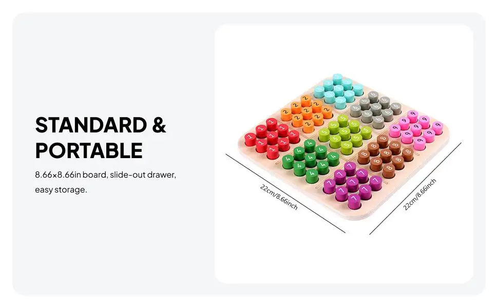 나무 퍼즐 보드 게임 미니 교육 수학 성인