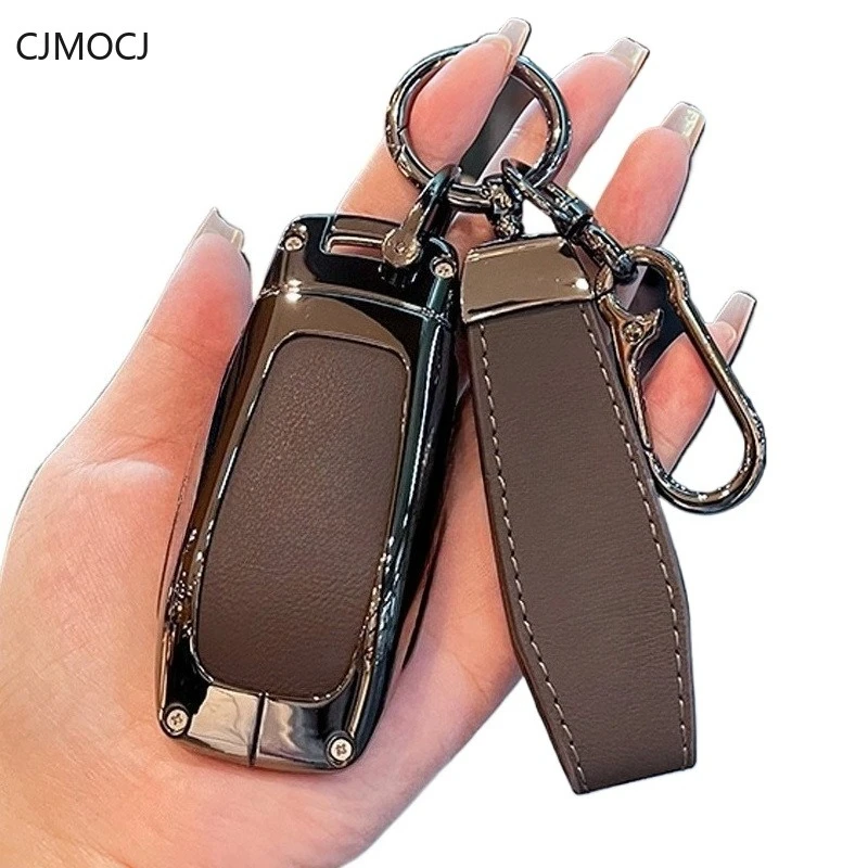 

Premium Zinc Alloy Key Cover Case for Mercedes-Maybach S400L/S450L/S480/S580/S680/EQS/GLS - Protective Key Fob Shell Keychain