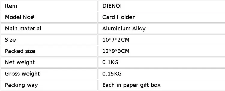 Luxury RFID Blocking Card Holder Men Wallets Money Bag Metal Credit Cardholder Aluminium Slim Thin Smart Minimalistic Wallets