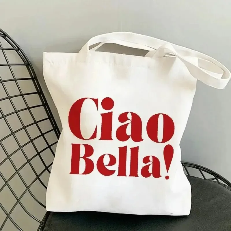 ChicCIA Printed Canvas Tote Bag Durable Machine Washable, No-Closure Women'S Handbag  Ideal for Casual Outing